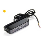 LED bumper / grill flitser ambergeel eco